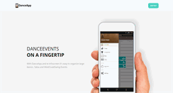 Desktop Screenshot of danceapp.net